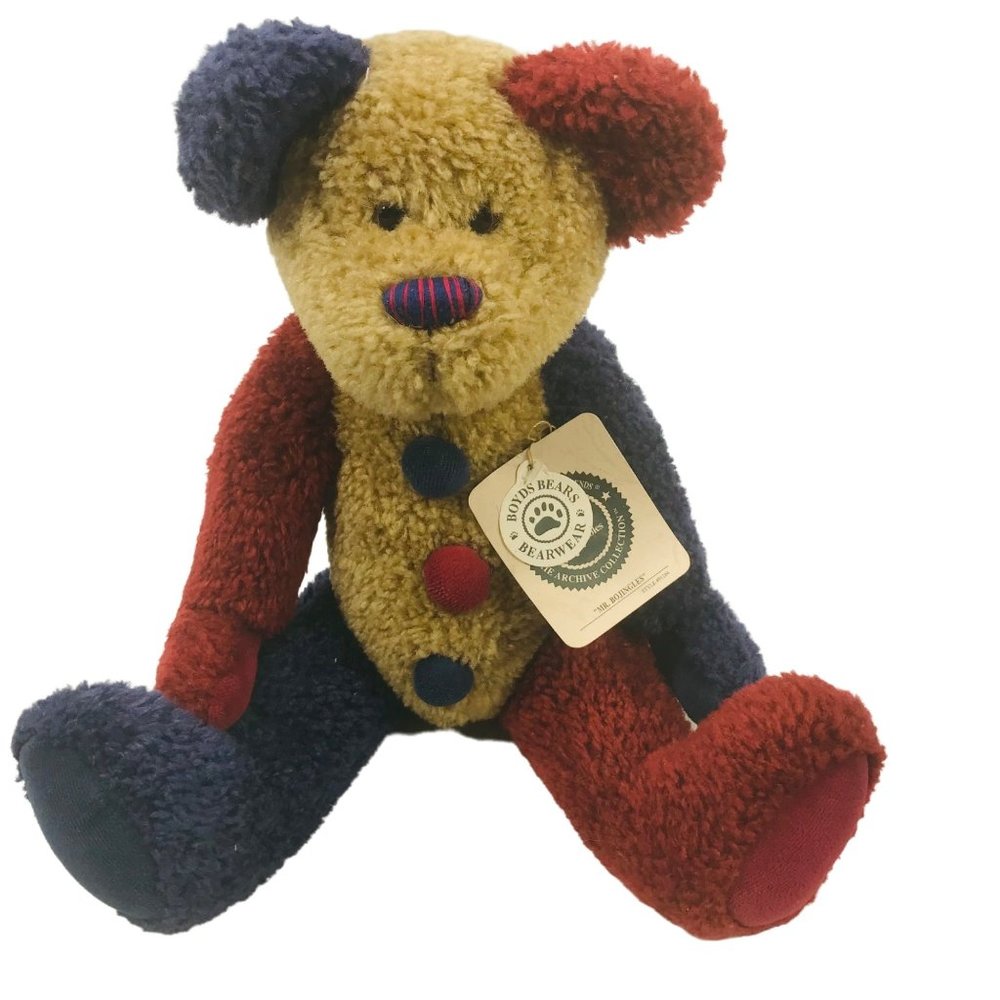 Boyd's Bear Mr Bojingles MISSING SCARF Jointed With Tags Preowned